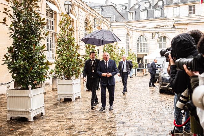 Prime Minister François Bayrou at the Matignon palace, the official residence of the French head of government, in Paris, September 2, 2025.