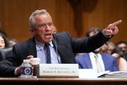 Robert F. Kennedy Jr., the US Secretary of Health, before the Senate Finance Committee in Washington, on September 4, 2025.